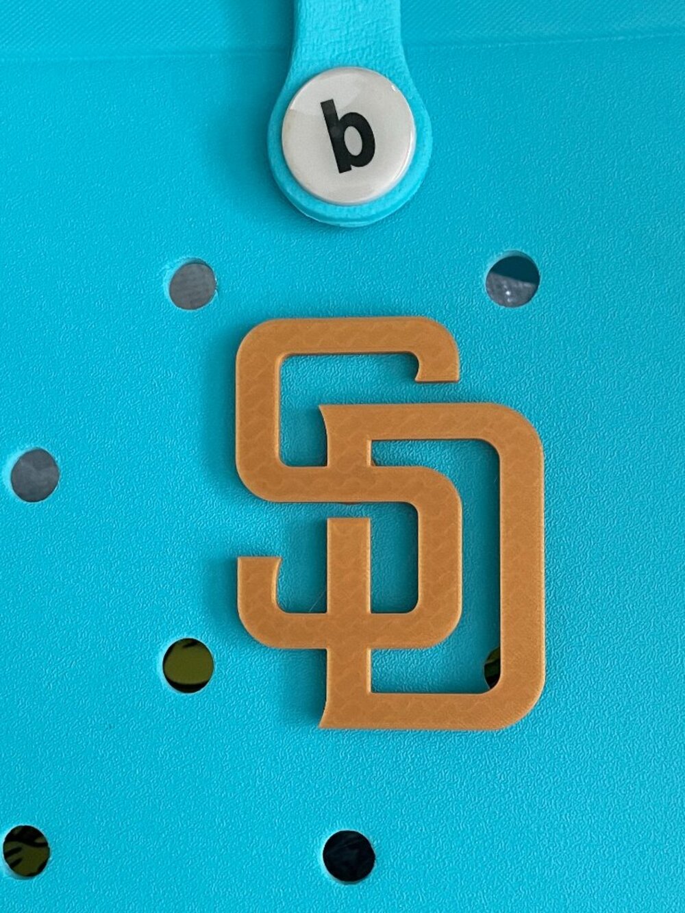 San Diego Padres Bogg Charm-SA Padres Bogg Charm-Baseball Bogg Charm-New!